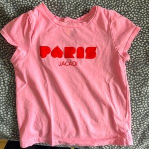 Hot pink jacadi tee